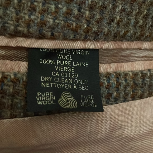 Vintage sears men’s wool tweed blazer brown 1970s 1960s acadamia menswear - Picture 7 of 10